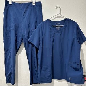 Jaanuu Navy Scrub Set XL